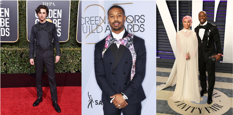 First Timothee Now Michael B Jordan: Harness Bib Trend